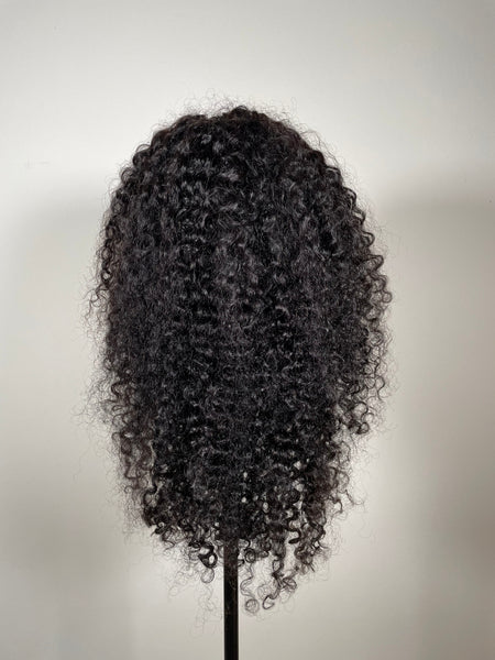 Curly Bang Frontal Wig - 22"