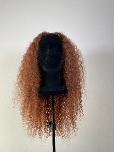 Ginger Curls with Light Layers Frontal Wig - 22"